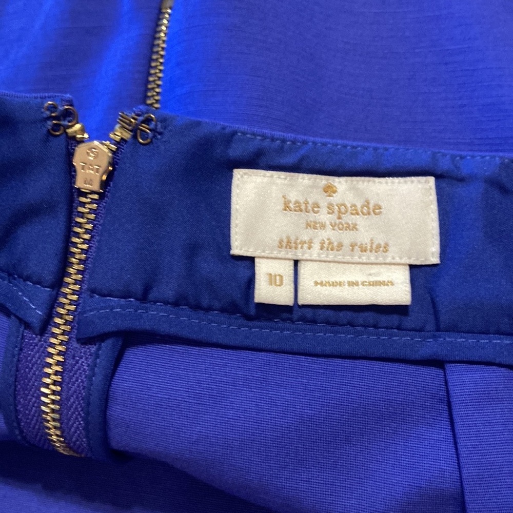 kate spade Royal Blue Pencil Skirt - Picture 5 of 9
